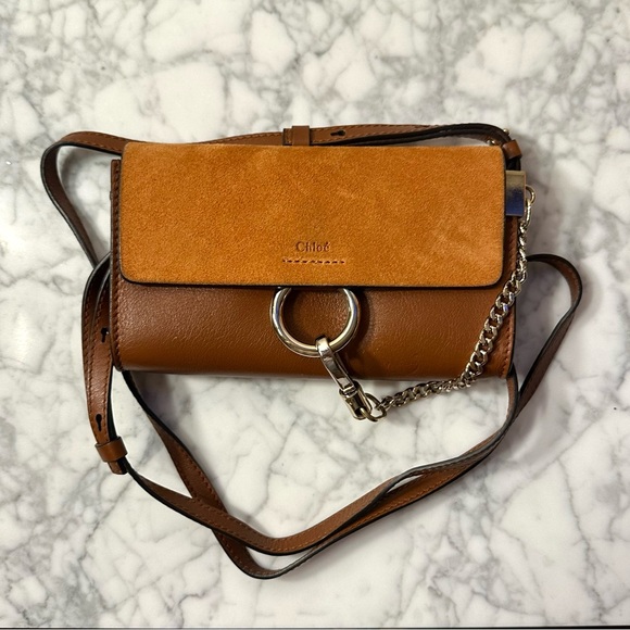 Chloé Mini Faye Wallet on Strap - Picture 3 of 7